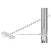 Wentronic fixpoint - kaapelimerkin pidike - 10 cm - kirkas (100 kpl pakkaus) (17095)