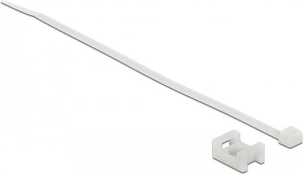 DeLOCK 18883 nippuside Tikkaiden nippuside Nylon Valkoinen 10 kpl
