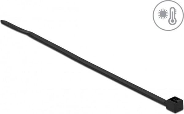 Solmiokääreet 100 x 2,5mm / musta - lämmönkestävä ja UV-kestävä (100 kpl)