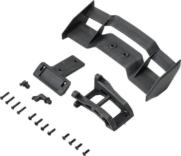 Reely RE-7133427 1:10 Bagspoiler og Holder Sort