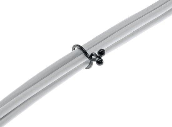 InLine - Kabelbinder - Twist - 26-30 mm - Sort - (pakke med 10) (59966L)