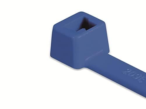 HellermannTyton 111-03008 Johdinsiteet polyamidi sininen pakkaus 100 (15 cm, 3,5 mm, 1,2 mm, 100)