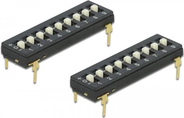 DeLOCK 66309 Tilbehør til printkort DIP-switch 2 stk. (66309)