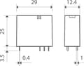 Miniatyrbillede 3 af 3: Finder 40.31.7.012.1320 Printrelæ 12 V/DC 12 A 1x NO 1 stk.