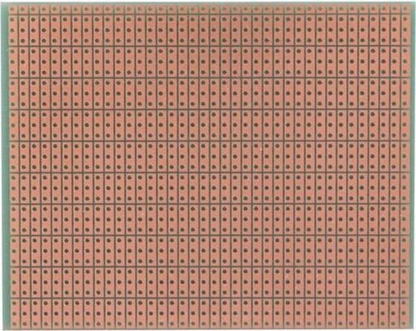 Eurocard 3 huller pr. ø - 100 X 80 mm - Fr-4 (1St./Bl.)
