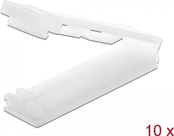 DeLOCK - Kabelholder - Naturel (pakke med 10) (60180)