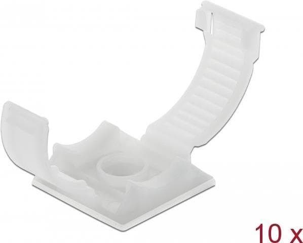 DeLOCK - Kabelholder - Naturel (pakke med 10) (60178)