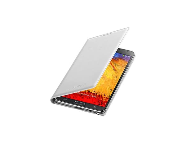 Samsung Flip Lompakko Samsung Jet Note 3:lle - valkoinen