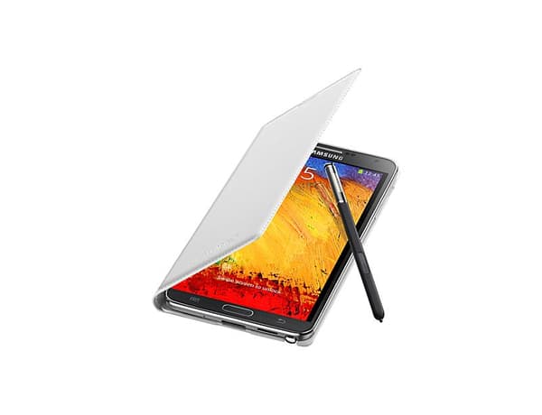 Samsung Flip Lompakko Samsung Jet Note 3:lle - valkoinen