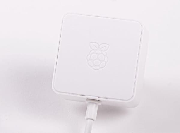 Raspberry Pi 4 / 400 strømforsyning - EU-stik - USB-C - 5.1V - 3A - hvid