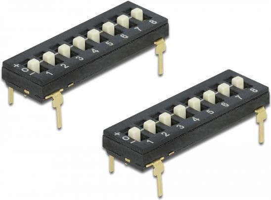 DeLOCK 66306 Tilbehør til printkort DIP-switch 2 stk. (66306)