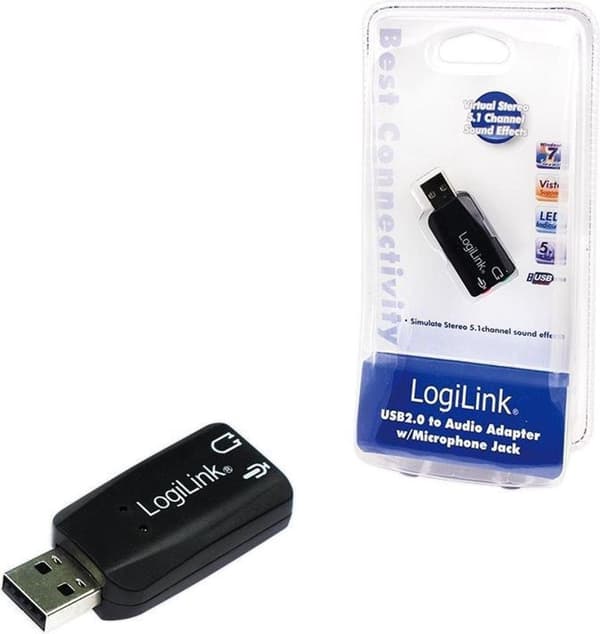 LOGILINK - ljudkort - UA0053 - 5.1 - USB2.0