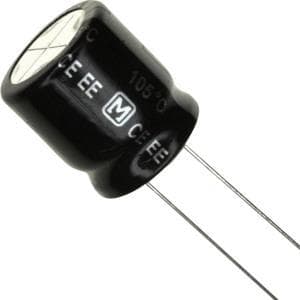Panasonic elektrolytisk kondensator radial ledning 7,5 mm 330 µF 200 V 20 % (Ø) 18 mm EEU-EE2D331 1 stk (EEU-EE2D331)