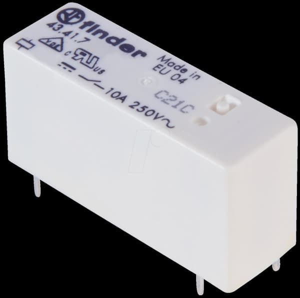 Finder printeffektrelæ 24 VDC 250 mW (43.41.7.024.0000)
