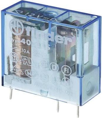 Finder SERIE 40 40.31.9.006.0000 PCB relæ 6 V/DC 12A 1 skiftekontakt 1 stk.