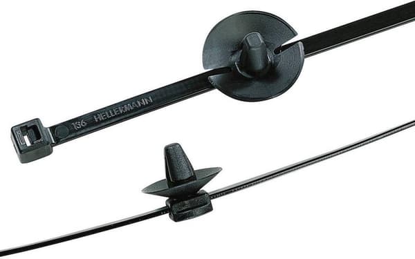 HellermannTyton 156-01146 PT2AP3SFT6.5-PEEK-BGE Kabelbinder Beige Med ekspansionsanker 1 stk.