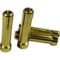 Miniatyrbild 1 av 5: Reely adapterkontakt [1x 4 mm guldkontaktkontakt - 1x 5 mm guldkontaktuttag] 1605782