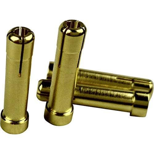 Reely adapterkontakt [1x 4 mm guldkontaktkontakt - 1x 5 mm guldkontaktuttag] 1605782