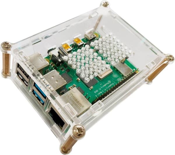 Raspberry Pi 4B Acrylgeh?använd schraubbar