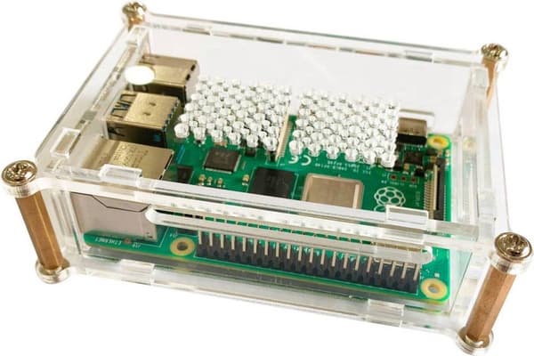 Raspberry Pi 4B Acrylgeh?använd schraubbar