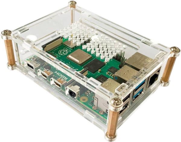 Raspberry Pi 4B Acrylgeh?brug schraubbar