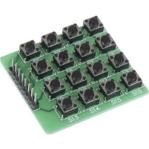 Joy-it Raspberry Pi® expansionskort grön sbc-buttonmatrix Raspberry Pi®, Raspberry Pi® 2 B, Raspberry Pi® 3 B, Raspberry (sbc-buttonmatrix)