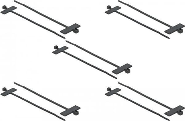 DeLOCK Kabelbinder med Etikethane - Kabelbindere - 10 cm - Sort (pakke med 10) (18958)