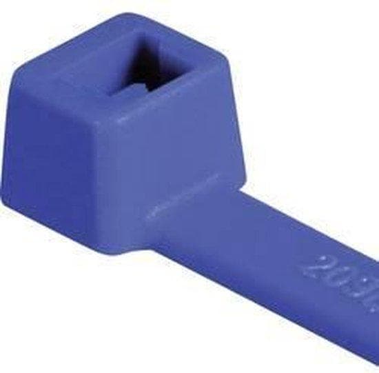 Hellermanntyton T18R-PA66-BU-C1 - Buntband - Blå (pack med 100 stycken)