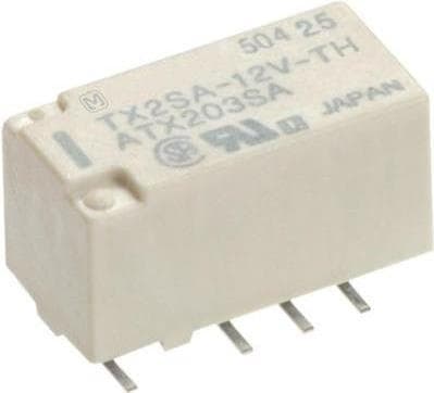 Panasonic SMD relæ 24 V/DC 2 A 2 skiftekontakter TX2SA-24V 1 stk (TX2SA24J)