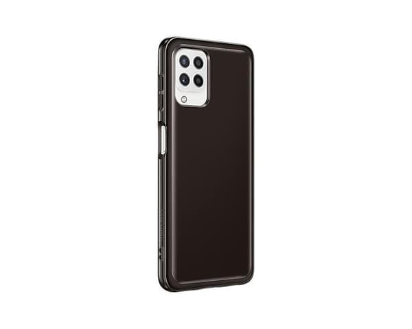 EF-QA225TBEGEU Samsung Soft Clear Cover Galaxy A22 4G Sort