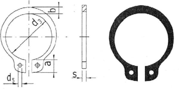 Akselholderring Reely Egnet til skaftdiameter: 6 mm 20 stk.