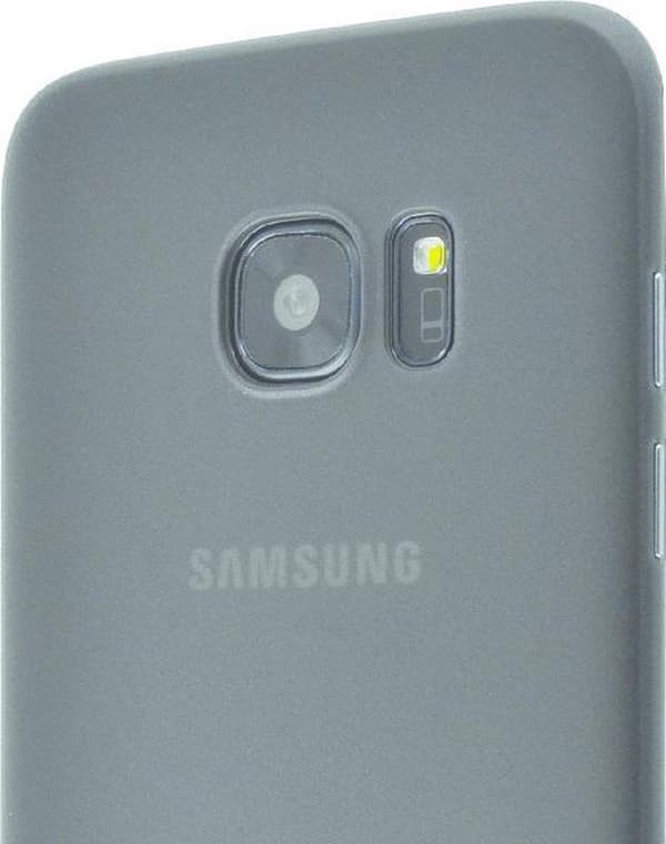 Azuri Ultra Thin Case - Samsung Galaxy S7 edge -puhelimelle - musta