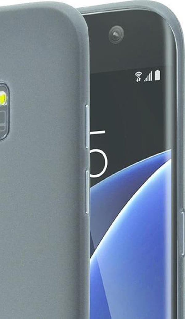 Azuri Ultra Thin Case - Samsung Galaxy S7 edge -puhelimelle - musta