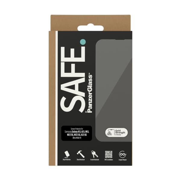 PanzerGlass SAFE. Samsung Galaxy A13 | A23 | M13 | M23 5G | M33 5G | A23 5G | Näytön suojalasi - Samsung - Samsung - Galaxy A13 - Samsung - Galaxy M23