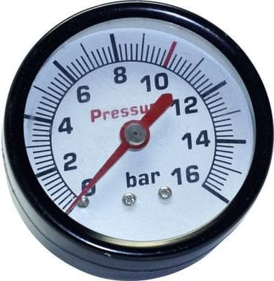 Aerotec manometer 9052072 tilslutning (manometer): bagside udvendigt gevind 1/4 1 stk (9052072)
