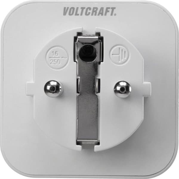 VOLTCRAFT SEM6500 Energiakustannusmittari Sis. radiopistorasia, tiedon vienti, dataloggeri, kustannusennuste, TRMS