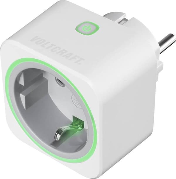 VOLTCRAFT SEM6500 Energiakustannusmittari Sis. radiopistorasia, tiedon vienti, dataloggeri, kustannusennuste, TRMS