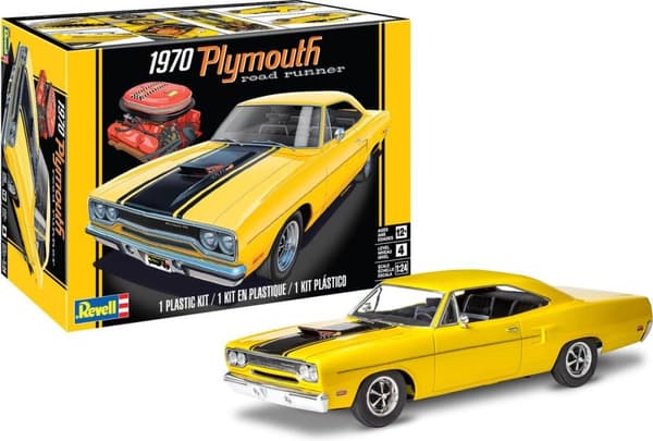 Revell Model Kit Plymouth Road Runner 1970 / mittakaava 1:24