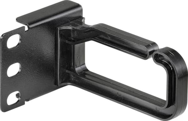 Renkforce RF-4870824 19 tuuman Kaapeliteline 360° kääntyvä kaapeliteline Soveltuu kaapin syvyyteen: 200 mm Musta