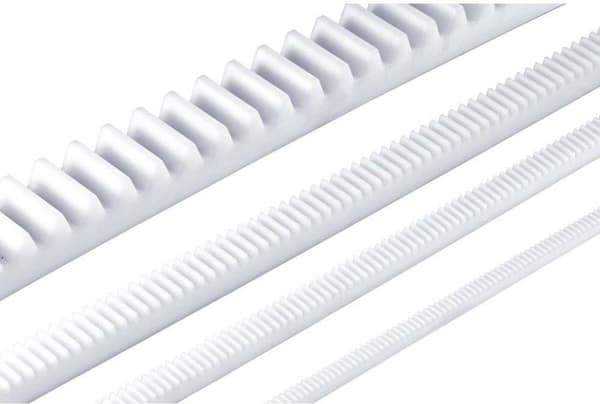 Reely Polyacetal rack Modultype: 1,0 (lxbxh) 250 x 9 x 9 mm