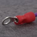 Miniatyrbillede 3 af 5: Quadrios 22C453 Ringterminal Tværsnit (maks.): 4,0 mm² Huldiameter: 6,5 mm Delvis isoleret Sort 1 sæt(er)