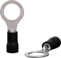 Miniatyrbillede 1 af 5: Quadrios 22C455 Ringterminal Tværsnit (maks.): 4,0 mm² Huldiameter: 10,5 mm Delvis isoleret Sort 1 sæt(er)