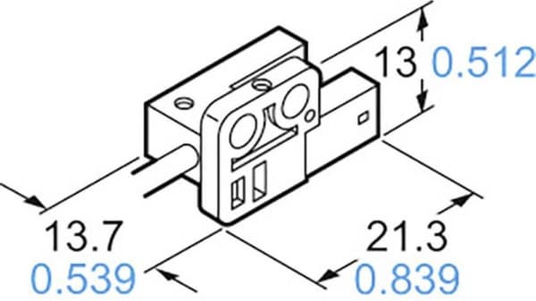 Panasonic Gaffellysbarriere PM-R45 PM-R45 R-type Lyskobling, Mørkekobling 5 - 24 V DC 1 stk.