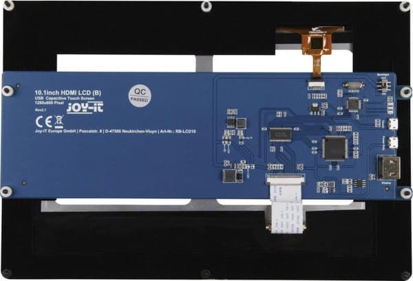 Joy-it LCD10 V2 Pekskärmsmodul 25,7 cm (10,1 tum) 1280 x 800 pixlar Lämplig för serier: Raspberry Pi