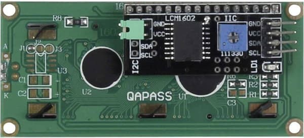 Joy-it SBC-LCD16x2 Skærmmodul 6,6 cm (2,6 tommer) 16 x 2 Pixel Velegnet til serier: Raspberry Pi, Arduino, Banana Pi,