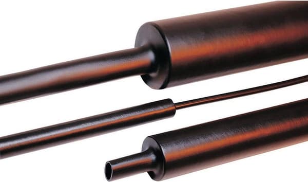 HellermannTyton 323-50750 Krympeslange med klæbemiddel Sort 75 mm 22 mm Krympeforhold: 4:1 1 m