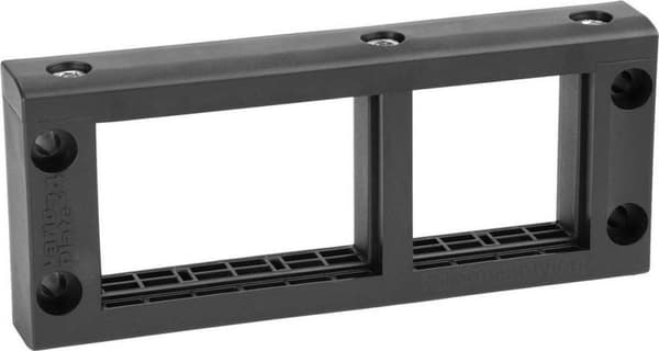 HellermannTyton VarioPlate-24_Frame-PL-BK Ramme til kabelindføring Halogenfri Plast Sort 1 stk.