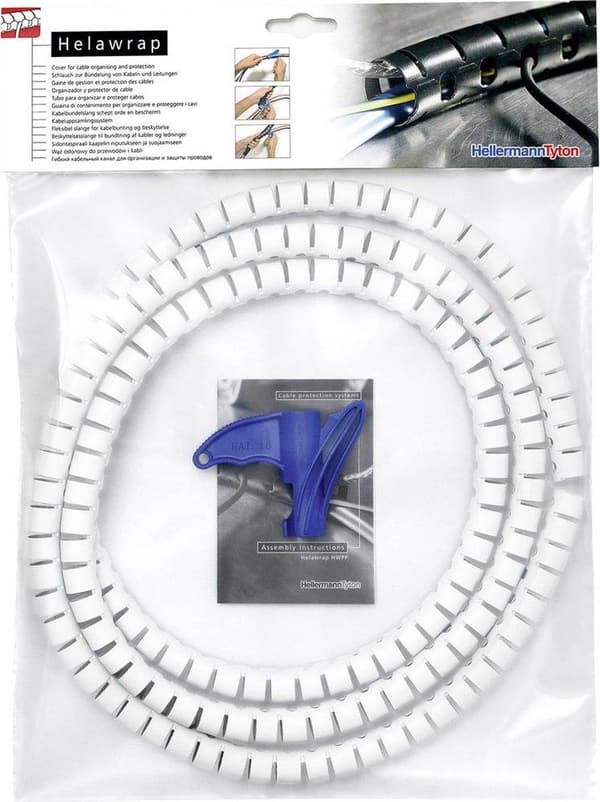 HellermannTyton HWPP-16MM-PP-BK-Q1 Kaapeliletku 16 mm (max) Musta 25 m