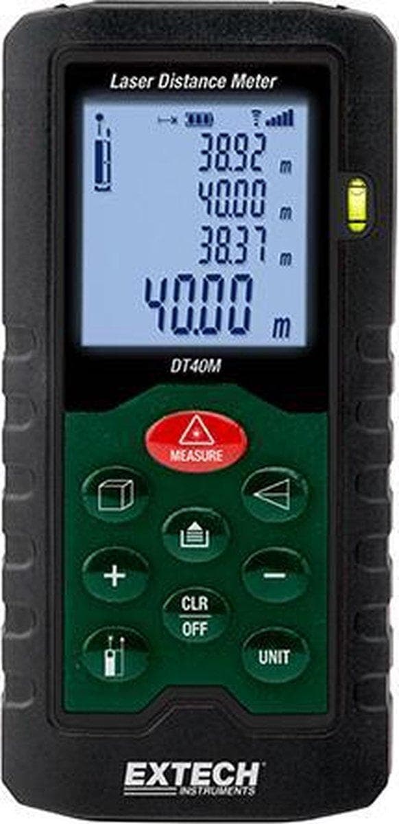Extech DT40M Laseravståndsmätare - upp till 40 meter - area och volym