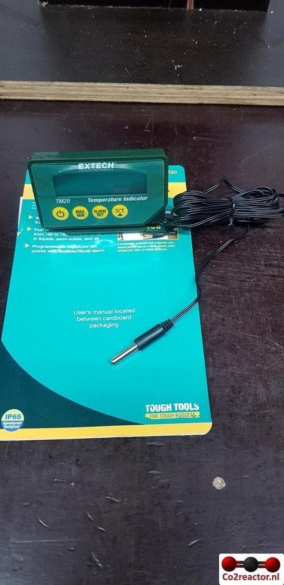 Extech TM20 - Temperaturmåler - -40 til +70 °C - Føler type K